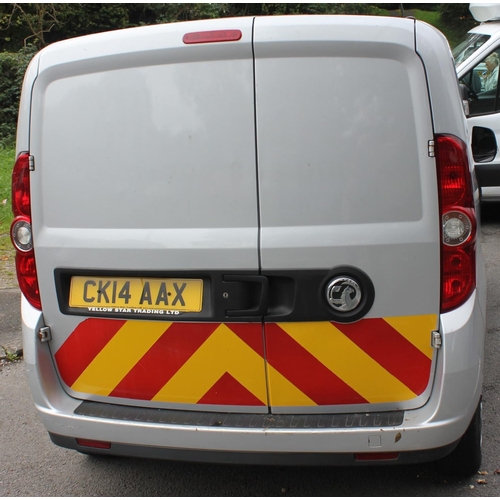 103 - VAUXHALL COMBO 2000 L1H1 CDTi SPORTIVE PANEL VAN - REGISTRATION NUMBER CK14 AAX1248cc SILVER DIESEL ... 