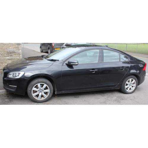 104 - VOLVO S60 BUSINESS EDITION - REGISTRATION NUMBER AV64 UTU1560cc, BLACK, DIESEL, 4 DOOR SALOON.  FIRS... 