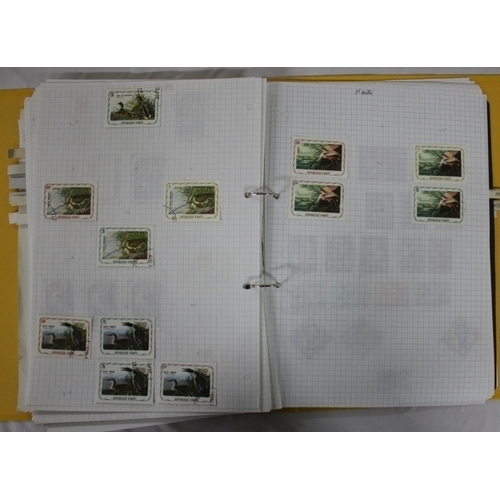 304 - 6 FOLDERS OF FOREIGN STAMPS