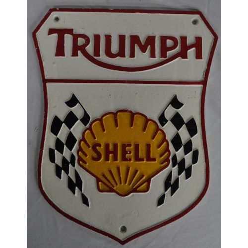 22 - TRIUMPH SHELL SIGN