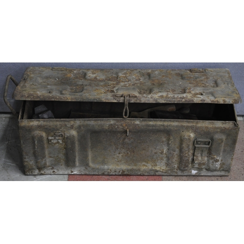 35 - AMMUNITION BOX OF TOOLS