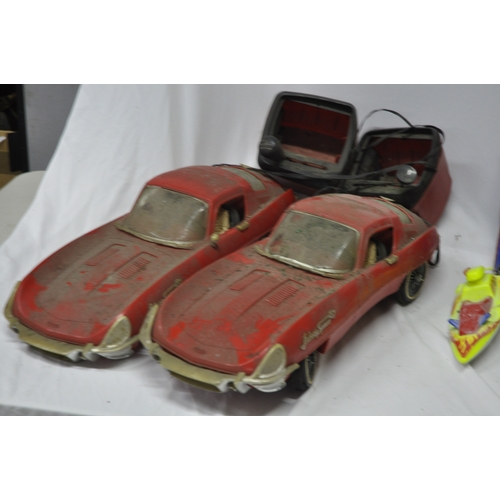 55 - 2 VINTAGE JONNY SPEED REMOTE CONTROL CARS, SUPER TRUCK, RUMBLE CARS, GLADE GTX REMOTE CONTROL CAR AN... 