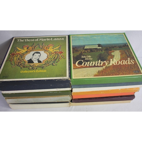 73 - 18 BOXED SETS OF VINYL RECORDS