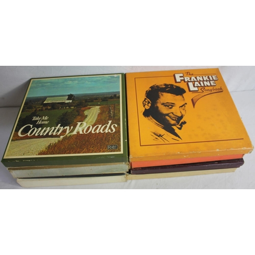 73 - 18 BOXED SETS OF VINYL RECORDS