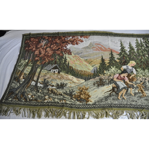 74 - SCANDANAVIAN DUVET AND TAPESTRY