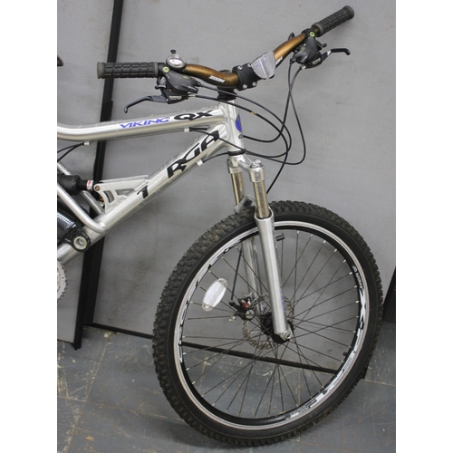 81 - QX VIKING TARGA 24 SPEED DUAL SUSPENSION MOUNTAIN BIKE