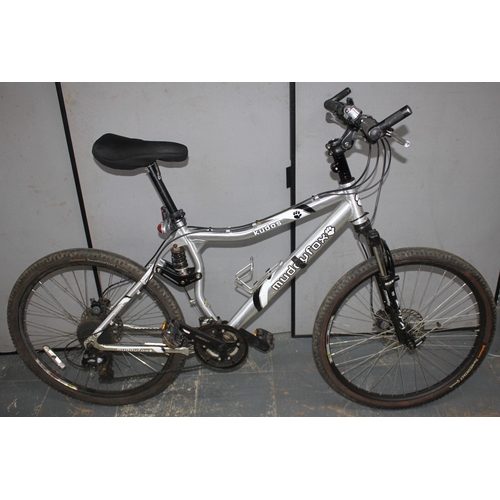 83 - 2 MOUNTAIN BIKES - MONGOOSE ROCKADILE 21 SPEED AND MUDDY FOX KUDOS 24 SPEED DUAL SUSPENSION