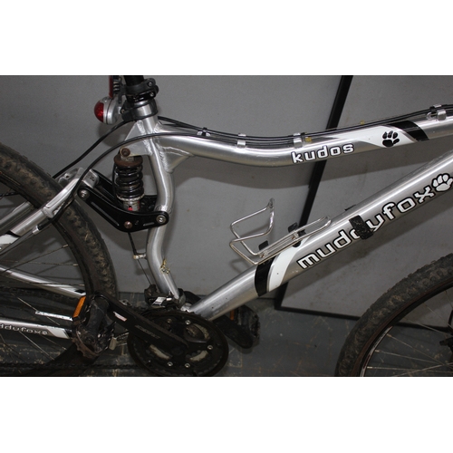 83 - 2 MOUNTAIN BIKES - MONGOOSE ROCKADILE 21 SPEED AND MUDDY FOX KUDOS 24 SPEED DUAL SUSPENSION