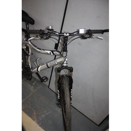 83 - 2 MOUNTAIN BIKES - MONGOOSE ROCKADILE 21 SPEED AND MUDDY FOX KUDOS 24 SPEED DUAL SUSPENSION