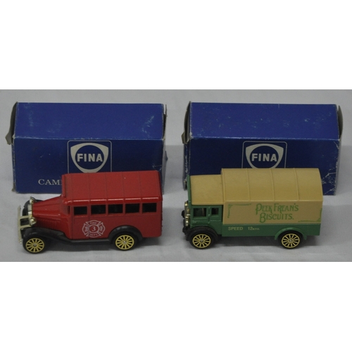 89 - 6 BOXED FINA CAMEO COLLECTION FROM CORGI MODEL VEHICLES - SMITHS CRISPS FORD MODEL T, FIRESERVICE BE... 