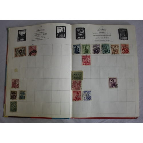 120 - 2 STAMP ALBUMS AND CONVEYANCING DOCUMENT 1884