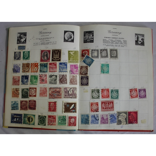 120 - 2 STAMP ALBUMS AND CONVEYANCING DOCUMENT 1884