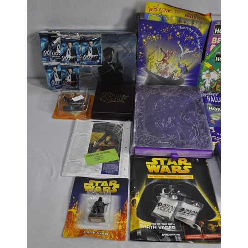 133 - VARIOUS PUBLICATIONS AND COLLECTABLES INCLUDING HORRIBLE SCIENCE, 007 TIN AND SPY CARDS, ROALD DAHL ... 