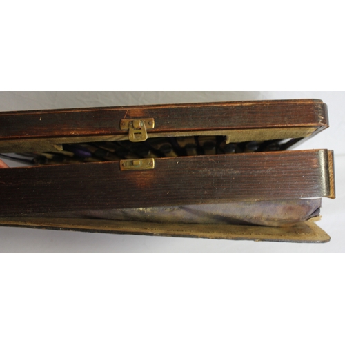 151 - COPPER PLAQUE, PLATED TRAY AND CANTEEN CUTLERY