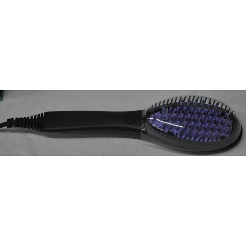 158 - 2 DAFNI HAIR STRAIGHTENING CERAMIC BRUSHES