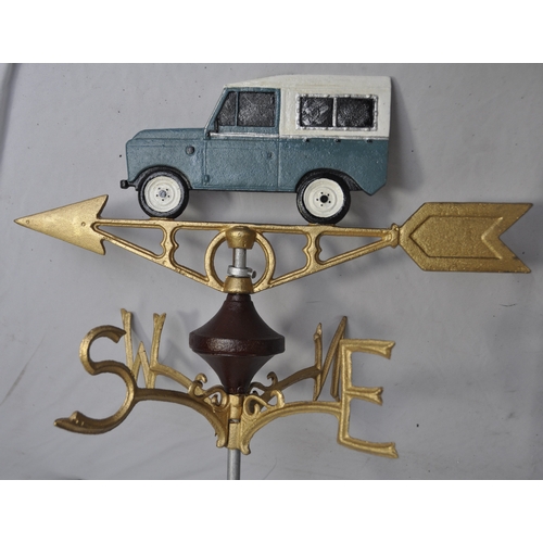 180 - LAND ROVER WEATHERVANE WALL