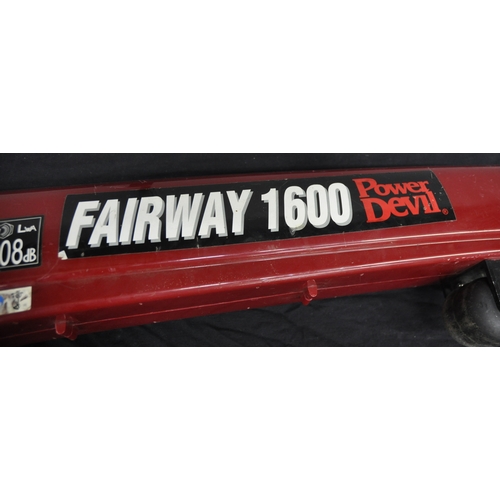 192 - POWER DEVIL FAIRWAY 1600 ELECTRIC BLOWER/SHREDDER/VACUUM