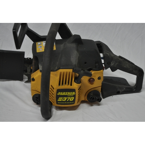 197 - PARTNER 370 PETROL CHAIN SAW - PETROL ITEMS SOLD AS SEEN