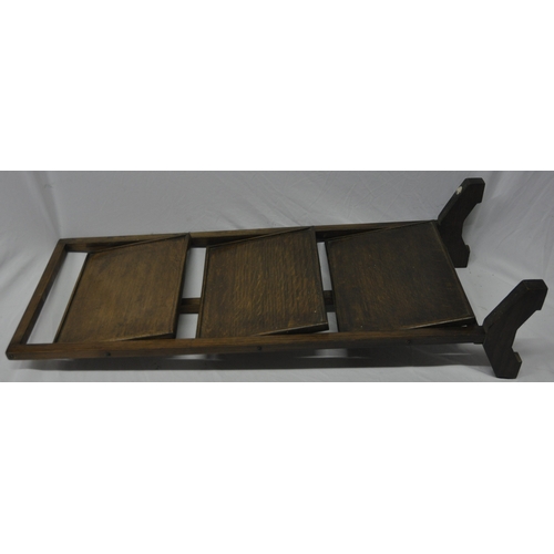 230 - 3 TIER OAK CAKE STAND