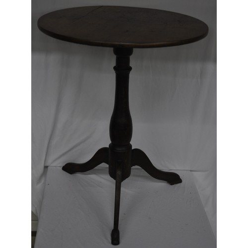 242 - CIRCULAR TOP TRIPOD BASE TABLE