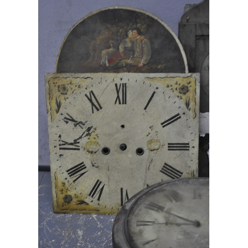 293 - VARIOUS CLOCKS AND CLOCK PARTS