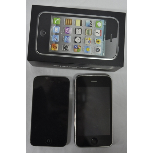 357 - IPHONE 3GS (A1303) IN BOX NO CHARGER AND APPLE IPOD TOUCH (A1367) 8GB NO CHARGER