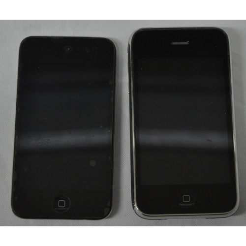 357 - IPHONE 3GS (A1303) IN BOX NO CHARGER AND APPLE IPOD TOUCH (A1367) 8GB NO CHARGER