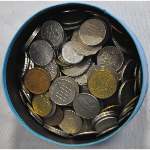 361 - CONTAINER OF COINS