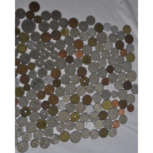 361 - CONTAINER OF COINS