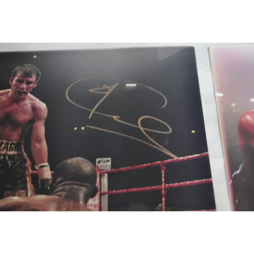 69 - JOE CALZAGHE PHOTOS - SOME SIGNED    ITEMS FROM THIS LOT HAVE BEEN WITHDRAWN - PLEASE CHECK PHOTOS F... 