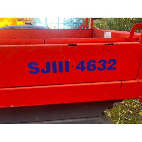 SKYJACK SJ 4632 SCISSOR LIFT ACCESS PLATFORM YEAR 2016 SERIAL NUMBER