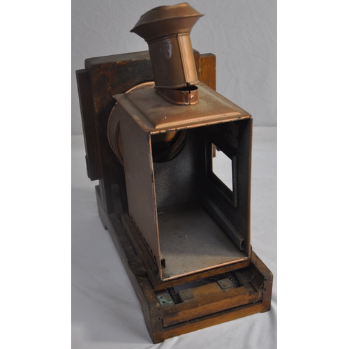 55 - ANTIQUE MAGIC LANTERN BY HOUGHTONS LTD LONDON - INCOMPLETE