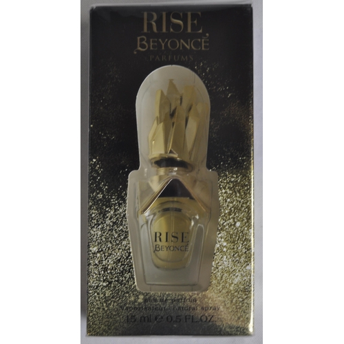 79 - 3 BEYONCE EAU DE PERFUMES - RISE, HEAT & HEAT RUSH (ALL 15ml) (A7)