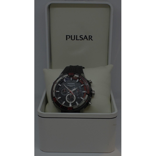 86 - PULSAR CHRONOGRAPH 100M WATCH - UNTESTED / NO BATTERY (C13)