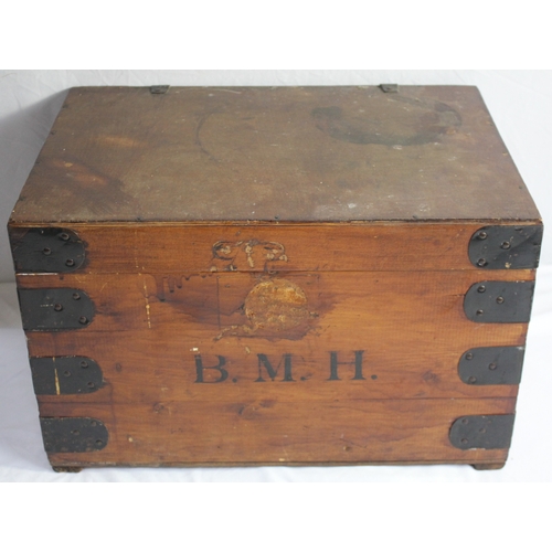 108 - SMALL TRUNK AND CONTENTS