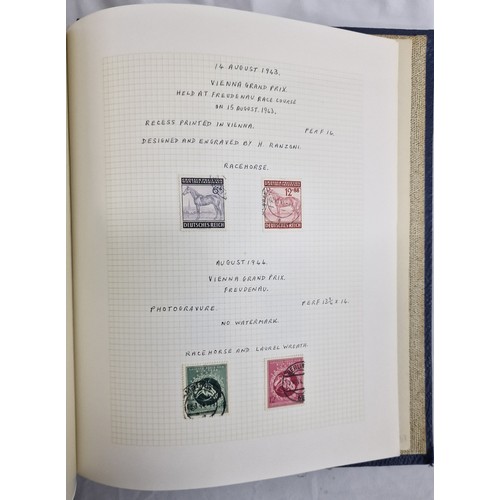 165 - 2 STAMP ALBUMS: STAMPS OF GERMANY 1919-43 & 1924-34