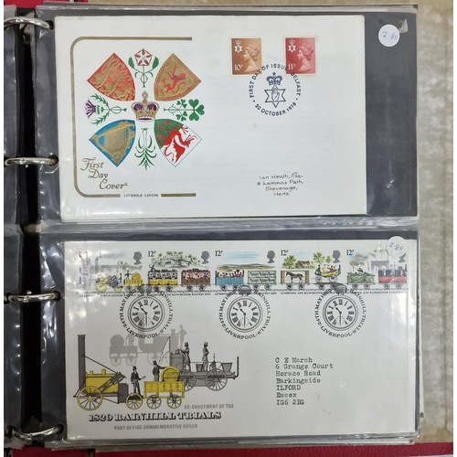 167 - 4 ALBUMS CONTAINING - FIRST DAY COVERS FROM GREAT BRITAIN, COMMONWEALTH & REST OF THE WORLD &... 