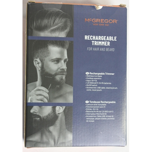 176 - MCGREGOR NEW YORK 1921 RECHARGEABLE HAIR AND BEARD TRIMMER (A7)