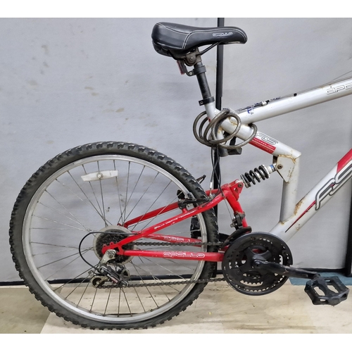 202 - 3 BIKES: APOLLO FS26 FULL SUSPENSION SINGLE SPEED BIKE WITH FRONT SUSPENSION & MONTANNA MTN RIDG... 