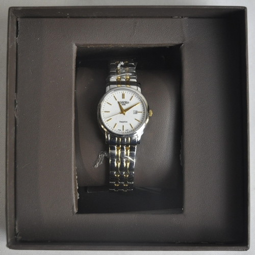 208 - GENTS ROAMER SAPPHIRE CRYSTAL 1888 WATCH ON BRACELET STRAP IN PRESENTATION BOX (BOX DAMAGED) (A62)