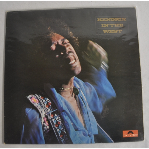 289 - JIMI HENDRIX VINYL LPS - HENDRIX IN THE WEST 2302 018 DELUXE LP, BAND OF GYPSYS LP - 2406 002, THE J... 