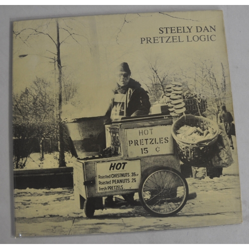 292 - 2 STEELY DAN VINYL RECORDS - PRETZEL LOGIC 1974 PROBE SBA 6282 AND GOLD LIMITED EDITION MCF 3145