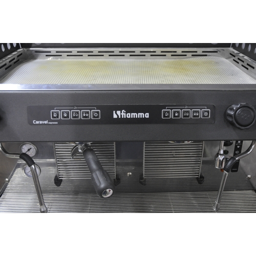 304 - FIAMMA CARAVEL 2 STATION COMMERCIAL ESPRESSO MACHINE