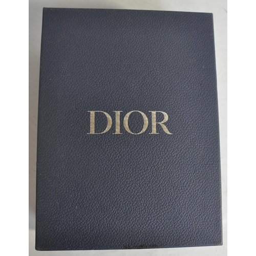 325 - PAIR DIOR BLUE/BEIGE SNEAKERS (SIZE 41) - BOXED - MARKS TO BOTTOM - POSSIBLY USED (A43)