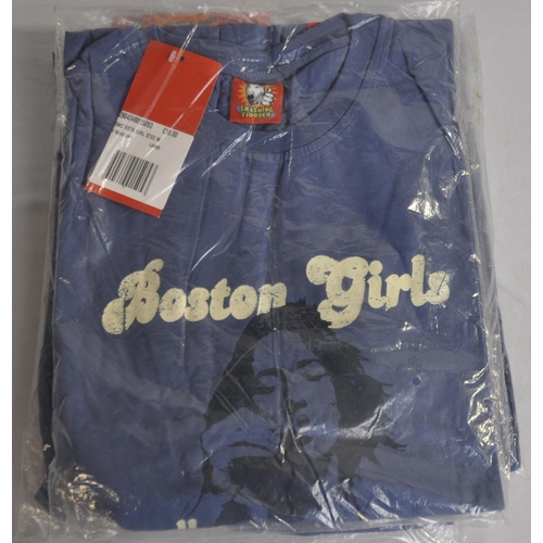 327 - 6 SMASHING CLOBBER 'BOSTON GIRLS' T-SHIRTS (SIZE LARGE) - OPTION OF LOT 328 (A59)