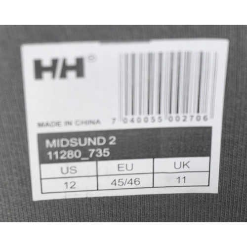 330 - PAIR HELLY HANSEN MIDSUND2 DARK DULL GREY WELLINGTON BOOTS (SIZE UK11/EU45/46) - NEW & BOXED (A3... 