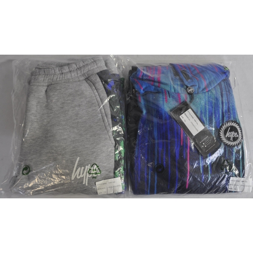 342 - 4 ITEMS NEW HYPE CLOTHING: HOODIE, 2 PAIR JOGGERS, VEST (ALL 13YR) & 3 ITEMS NEW JUST HYPE CLOTH... 