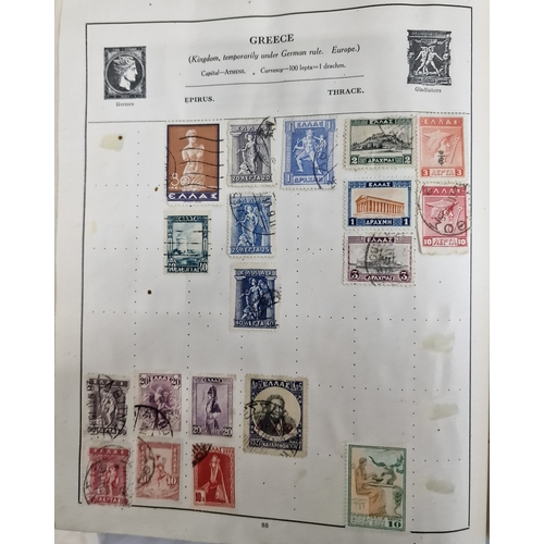 345 - 5 VARIOUS STAMP ALBUMS