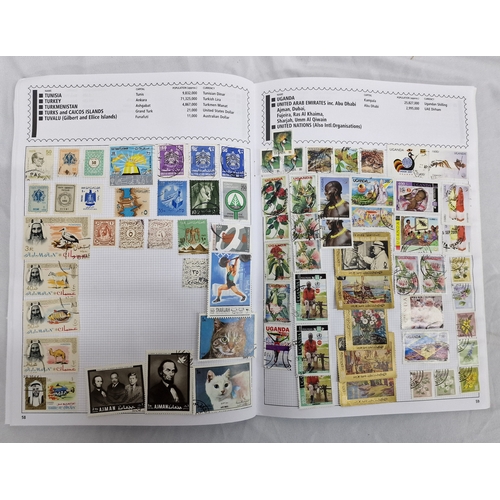 345 - 5 VARIOUS STAMP ALBUMS