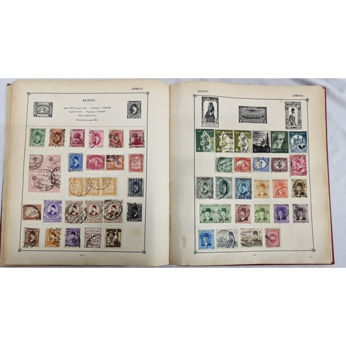 345 - 5 VARIOUS STAMP ALBUMS